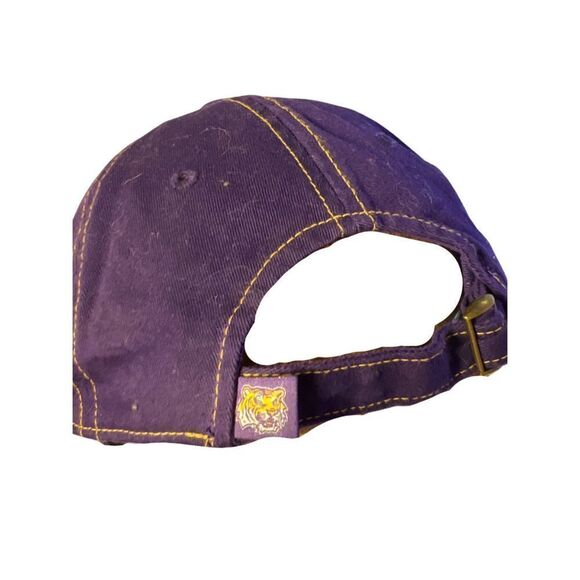 LSU Tigers Purple & Gold Baseball Cap Louisiana State University College Cap - Picture 4 of 12